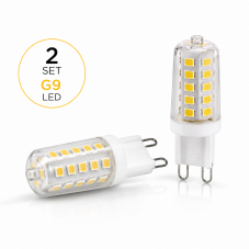 TRIO 929-2300 STIFTSOCKEL LED žárovka G9 3W/300lm 3000K D10mm průhledná 2-set