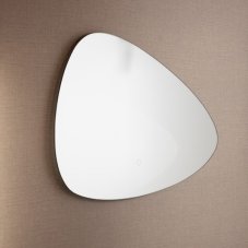 LED koupelnové zrcadlo s osvětlením ve tvaru trojúhelníku se zaoblenými rohy 716lm 3000+4000+6000K IP44, průhledné - Zuma Line LUSTRO D3005