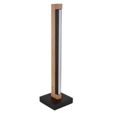 GLOBO 67849T STARLA stolní lampa LED V480mm 8W/160lm 3000K černá matná, dřevo, bílá