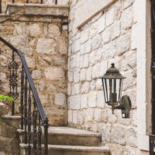 Rabalux 8218 Velence exteriérové nástěnné svítidlo se senzorem 1xE27 antická zlatá