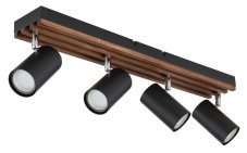 GLOBO 57909-4 KAYDEN stropní bodové svítidlo/spot 4xGU10 černá