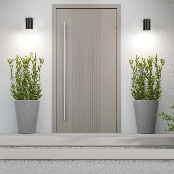 RABALUX 77154 Urfa venkovní nástěnné svítidlo LED 9W/900lm 2700+4000+6500K IP65 černá