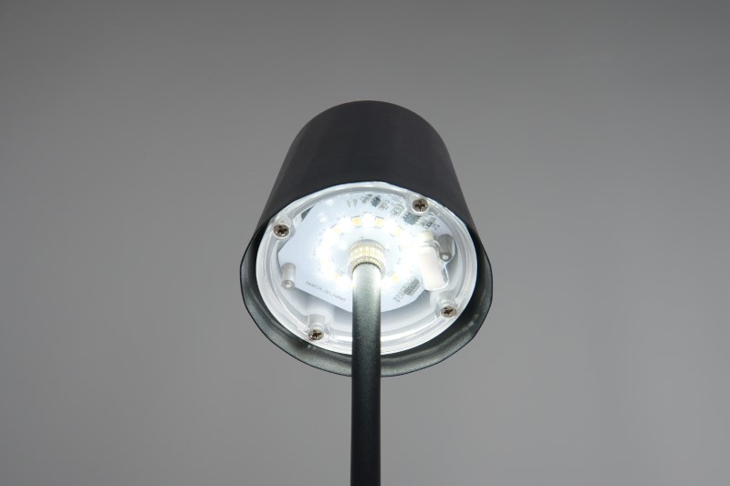 TRIO Reality R55961132 DIAZ dotyková stolná lampička v210mm SMD LED 1,6W/160lm 2700-6500K IP44 čierna matná