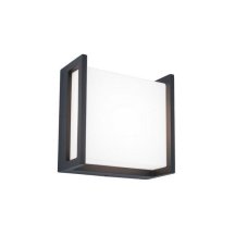 LUTEC 5195404118 QUBO exteriérové nástěnné svítidlo LED 9,5W/850lm 4000K IP54 tmavěšedá