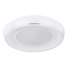 GLOBO 483110-24 MICKEY stropní svítidlo LED D490mm 24W/1700lm 3000-6000K bílá, chrom, opál, stmívatelné, dálkové ovládaní, starlight efekt, krištálový efekt