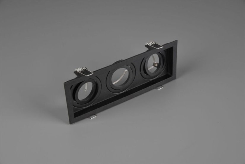 TRIO 651600332 KENAI zápustné bodové svítidlo výklopné 3xGU10 matná černá