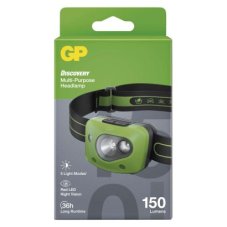 GP P8583 LED čelovka 150lm 3× AAA IPX4 zeleno-šedá