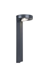 LUTEC 6906703335 DISO solární svítidlo zahradní LED sloupek 2W 4000K IP44 šedá