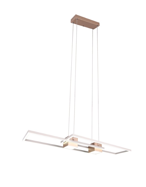 TRIO 347710465 ALBANY závesné svietidlo SMD LED 37W/4300lm 2700-6500K kávová, diaľkový ovládač