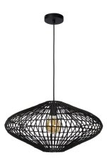 LUCIDE 03435/56/30 MAGALI Závesné svietidlo E27 1x40W čierna