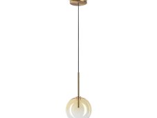Ideal Lux 345345 EQUINOXE závěsné svítidlo D150mm 1xG4 měděná