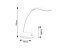 RABALUX 74234 Bedi stolové svietidlo LED 2W/165lm 4000K biela, USB kábel