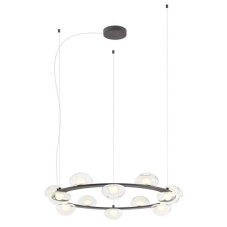 REDO 01-3310 SINCLAIR závěsné svítidlo D890mm LED 74,4W/5885lm 3000K IP21 černá, TRIAC