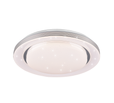TRIO R67041900 ATRIA stropní svítidlo LED D480mm 24W/2400lm 3000-6000K, bílá, stmívatelné, dálkové ovládaní, starlight