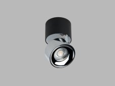 LED2 11508335DT KLIP ON stropní povrchové bodové svítidlo LED D77mm 11W/770lm 3000K TRIAC černá, chrom