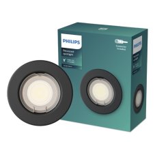 Zapuštěné svítidlo GU10 čierna IP20 PHILIPS Peridot 8720169392748