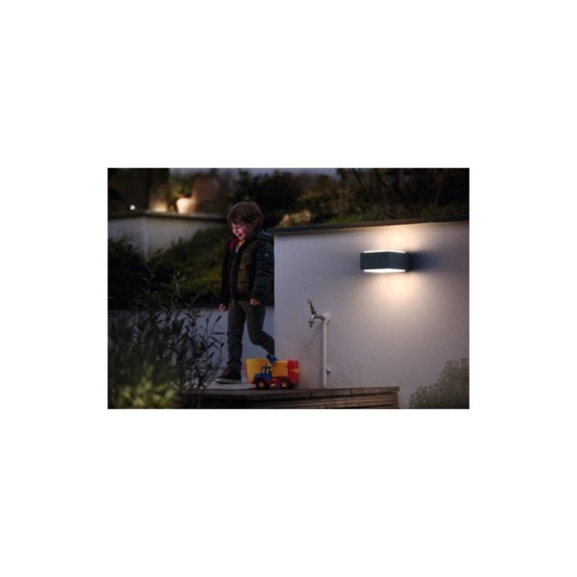 Philips 17337/93/PN Hedgehog nástenné svietidlo 1XE27 IP44