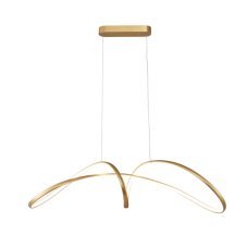 LED závěsné svítidlo 2800 lm 3000+4000+6000K zlaté Zuma Line FERMI20026P-GD