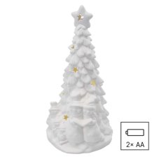EMOS DCLW31 vánoční dekorace stromeček 4 LED V33,5cm 0,4W teplá bílá, 2xAA excl.