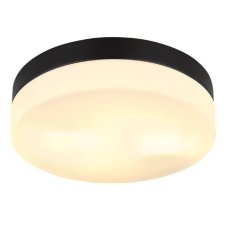 GLOBO 32112B VRANOS venkovní stropní svítidlo D240mm 2xE27 IP44 matná černá, bílá