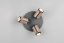 TRIO 814530365 GILLAN stropné bodové svietidlo/spot D210mm 3xGU10 čierna, kávová