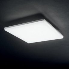 Exteriérové sxteriérové exteriérové stropní svítidlo Ideal lux 202921 MIB PL1 SQUARE 1xLED 20W / 1200lm 4000K bílá IP65
