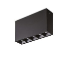 Ideal Lux 244884 LIKA stropné svietidlo LED 12,5W/1100lm 3000K čierna
