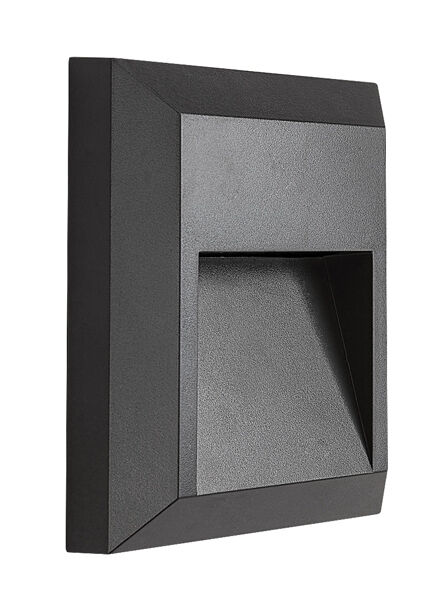 RABALUX 77105 Trento vonkajšie zápustné svietidlo do steny LED 4W/180lm 4000K IP65 antracit, priehľadná