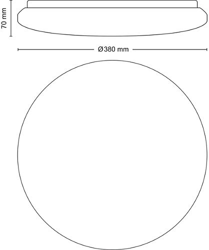 Philips 8720169196070 Izso CL620 stropné svietidlo LED D380mm 24W/2500lm 2700-6500K biela, diaľkový ovládač