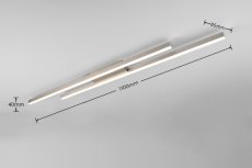 TRIO Reality R67882107 ODIO stropné svietidlo SMD LED 22W/2500lm 3000K nikel matný