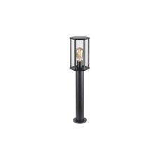 RABALUX 7240 Dubrovnik exteriérové stojanové svítidlo/sloupek V650mm 1xE27 IP44 matná černá, průhledná