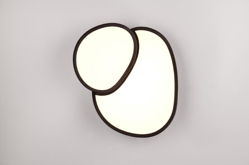 TRIO 647510232 RISE stropné svietidlo SMD LED 21W/2400lm 2700-6500K čierna matná, stmievateľné, diaľkový ovládač