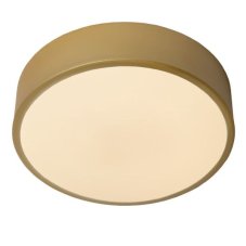 LUCIDE 79185/20/02 UNAR stropní svítidlo D200mm LED 12W/580lm 2700K mosazná, opálová, switchdimmer