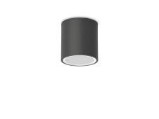 Ideal lux 318141 TECHO vonkajšie stropné svietidlo D90mm 1xGU10 IP54 čierna