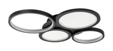 RABALUX 71378 Aranis stropné svietidlo LED 40W/2300lm 3000-6500K čierna, biela, stmievateľné, diaľkový ovládač