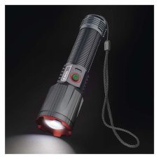 EMOS P3122 LED nabíjecí ruční svítilna 3000lm Li-Ion 26650 USB-C IP43 černá, metalická šedá