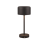 TRIO Reality R59151132 JEFF dotyková stolná lampička SMD LED V300mm 1,5W/120lm 3000K čierna matná, nabíjateľná batéria