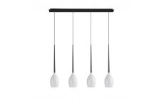 AZzardo AZ0101 DECOline Izzat 4 WHITE stropní závěsné svítidlo 4xE14 50W IP20 lesklá bílá