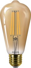 Philips 8719514337794 LED žárovka vintage E27 5,8W/50W 640lm 2200K ST64 GOLD stmívatelná