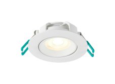 SYLVANIA 0090084 SylSpot zápustné svítidlo D87mm LED 4,8W 400lm 3000K IP44/20 bílá