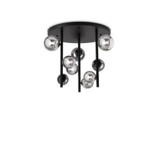 Ideal Lux 328416 PERLAGE stropné svietidlo 9xG9 D550mm čierna, dymová