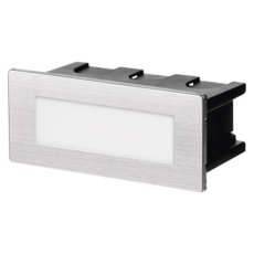 Emos ZC0110 LED AMAL vestavné svítidlo obdélník obdélník 123 × 53 × 61 mm 1,5W 55lm 4000K nerez