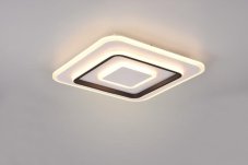 TRIO Reality R64293131 JORA stropní svítidlo SMD LED 395x395mm 46W/5400lm 2700-6000K bílá matná, stmívatelné, dálkový ovladač