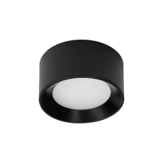 ITALUX WG-604A/BJ-WW/MULTI Sirius stropné povrchové bodové svietidlo LED D115mm 8W/552lm 3000+4000K IP44 čierna, biela