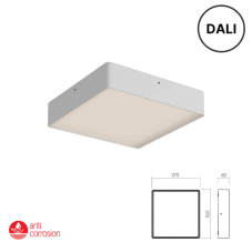 LED venkovní stropní svítidlo 2803 lm 2700K+3000K IP65 bílá REDO NOX 91053-DALI