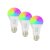 Immax 07733C NEO LITE žárovka LED E27 A60 11W/1055lm 2700-6500K RGB, bílá, 3-set