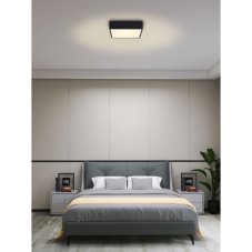 Immax NEO CANTO SLIM 07237L inteligentné stropné svietidlo 280x280x70mm 22W/1610lm 3000-6000K čierna, stmievateľné, diaľkové ovládanie, Zigbee 3.0