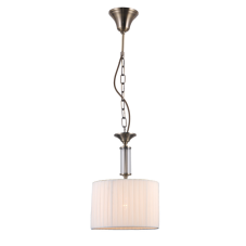ITALUX PND-28343-1 Ferlena závěsné svítidlo 1xE14 D240mm starožitná bronzová, bílá