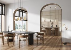 TRIO 319400165 AGUDO závesné svietidlo D120mm 1xE27 kávová