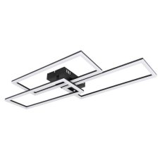 GLOBO 67247-58 TINY stropné svietidlo LED 58W/4300lm 2700-6000K čierna matná, opál, stmievateľné, diaľkové ovládanie